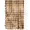 Vatt�ppe, Quiltet m/brunt ternet m�nster, 130x180cm, Ib Laursen