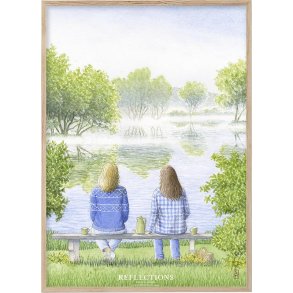 Plakat, Reflections - Kunstprint, 50x70cm