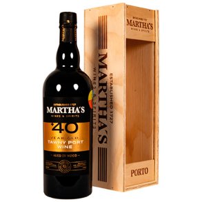 Portvin, Martha's Classic 40 �r, Tawny, 75cl, Tr�kasse