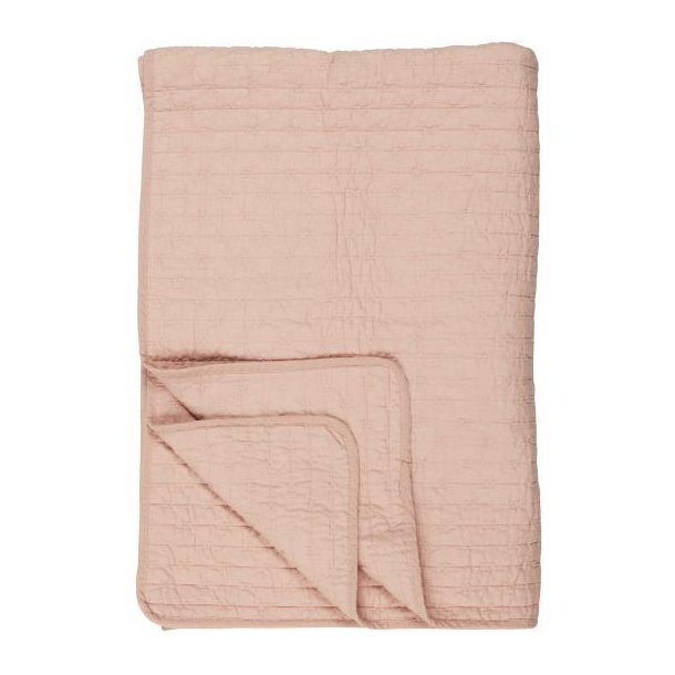 Vattppe. Quiltet rosa m/korssting, 130x180cm, Ib Laursen
