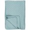 Vatt�ppe, Quiltet bl� m/korssting, 130x180cm, Ib Laursen