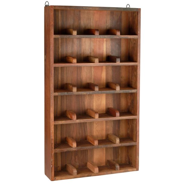 V�ghylde m/6 opdelte hylder 24 rum UNIKA, Ib Laursen