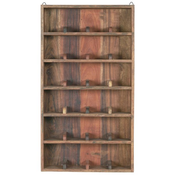 V�ghylde m/6 opdelte hylder 24 rum UNIKA, Ib Laursen