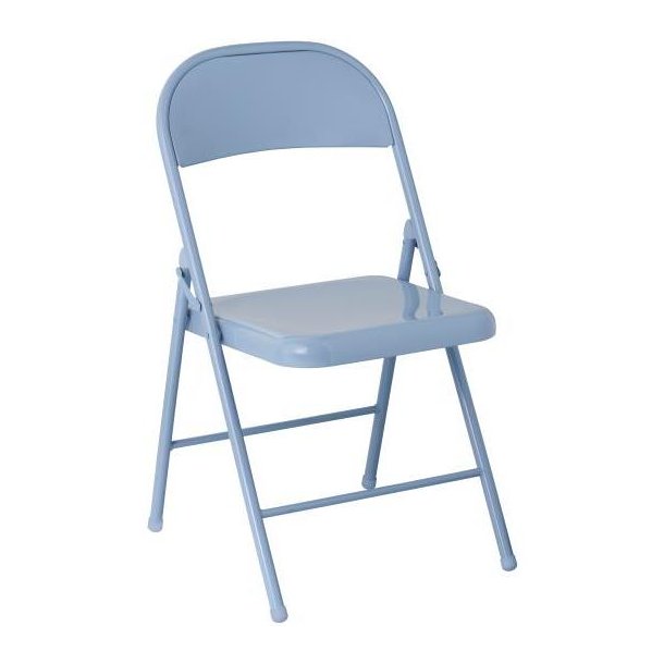 Klapstol metal bl�,  Ib Laursen, M�bler, bySKAGEN