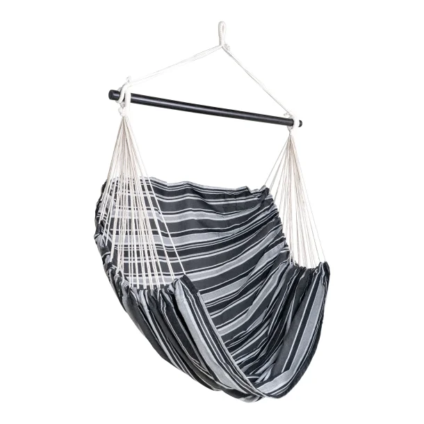 H�ngestol, Sejling, polyester/bomuld, l�rk, sort/gr�/hvid bySKAGEN