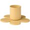 Stage t/2,2 cm lys blomsterformet cafe cream, Ib Laursen