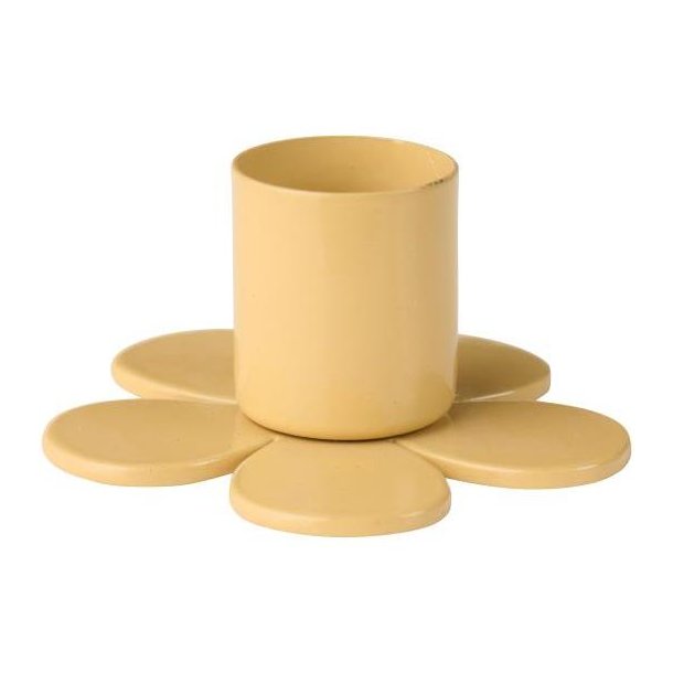 Stage t/2,2 cm lys blomsterformet cafe cream, Ib Laursen