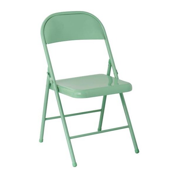 Klapstol metal gr�n,  Ib Laursen, M�bler, bySKAGEN