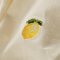Stofserviet Summer Vibes m/broderi af citron, butter cream, B: 40 L: 40cm, Ib Laursen