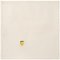 Stofserviet Summer Vibes m/broderi af citron, butter cream, B: 40 L: 40cm, Ib Laursen
