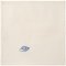Stofserviet Atlantis m/broderi af bl� konkylie, butter cream, B: 40 L: 40cm, Ib Laursen