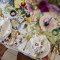 Stofserviet, Flowergarden, 45x45cm, 100% H�r, Jim Lyngvild, Koustrup