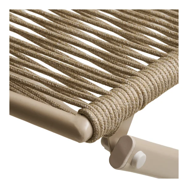 Caf�s�t, Silkeborg, 2 stole og 1 bord, polyester/st�l, taupe