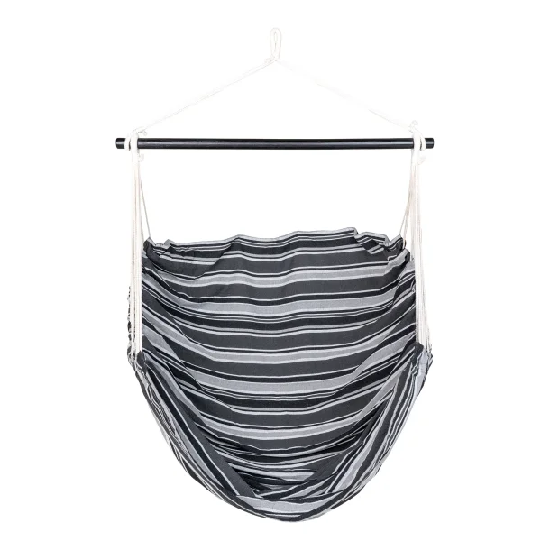 H�ngestol, Sejling, polyester/bomuld, l�rk, sort/gr�/hvid bySKAGEN