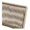 Caf�s�t, Silkeborg, 2 stole og 1 bord, polyester/st�l, taupe