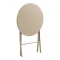 Caf�s�t, Silkeborg, 2 stole og 1 bord, polyester/st�l, taupe