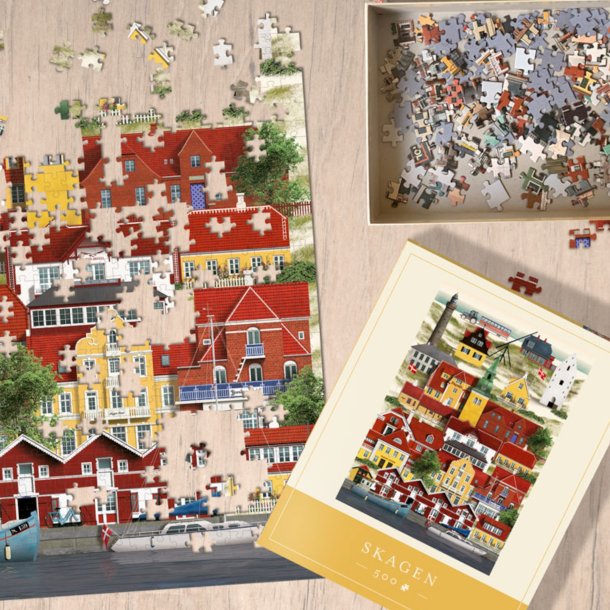 Puslespil, Skagen, 500 brikker.