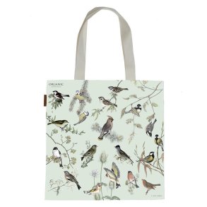 Stofnet, Havens Fugle, 42x42 cm, kologiskbomuld, Koustrup