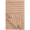 Vatt�ppe, Quiltet sand m/sienna striber 130x180cm, Ib Laursen