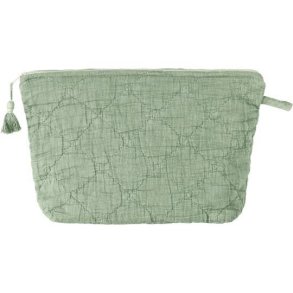 Toilettaske quiltet pistacie, Ib Laursen