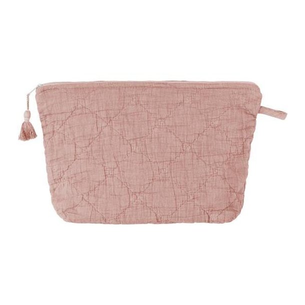 Toilettaske quiltet rose, Ib Laursen