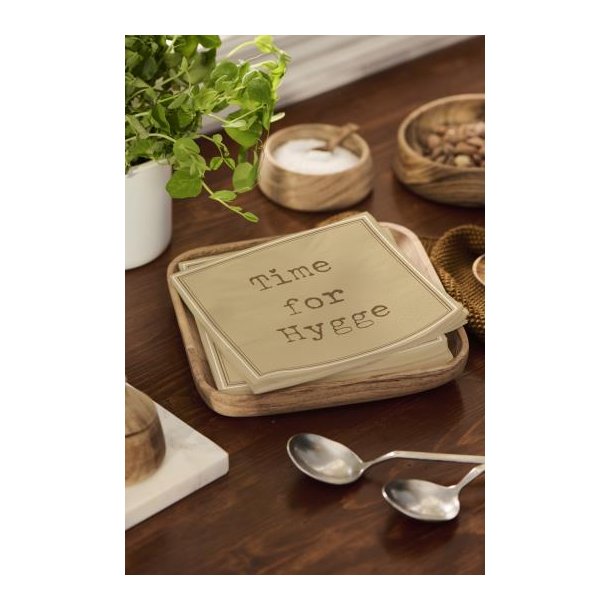 Servietter Time for Hygge 20 stk pr pakke, B: 33 L: 33, Ib Laursen