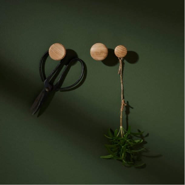 Knager Trumpet i Natur Eg 3,5 cm. 2 stk. 