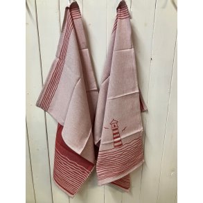 Viskestykke, Nautilus, R�d, 50x70cm, Lasa