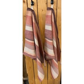 Viskestykke, Riviera, R�d, 50x70cm, Bomuld, Lasa