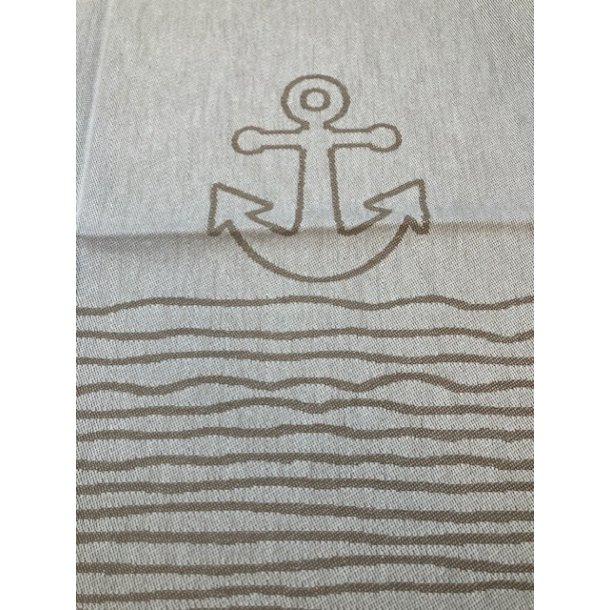 Viskestykke, Nautilus, Mrk Sand, 50x70cm, Lasa