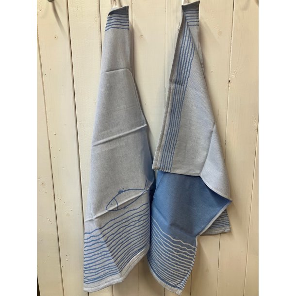 Viskestykke, Nautilus, Bl�, 50x70cm, Lasa