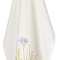 Viskestykke m/broderi blomst 50x70cm bomuld