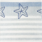 Viskestykke, M/ broderi af S�stjerne, 50x70cm, H�r/Bomuld, Grubentuch