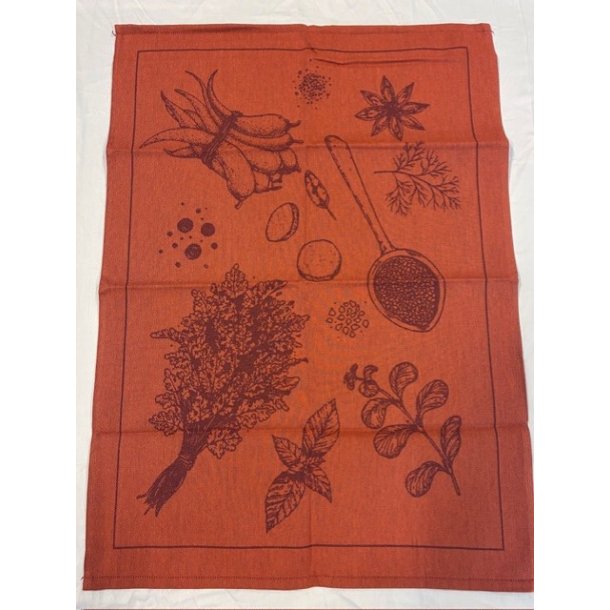 Viskestykke, Roots, Rustr�d, 50x70cm, Bomuld, Lasa