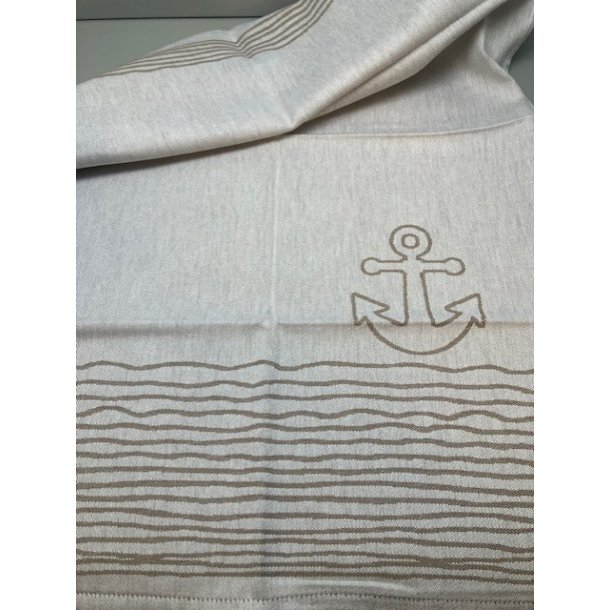 Viskestykke, Nautilus, Mrk Sand, 50x70cm, Lasa