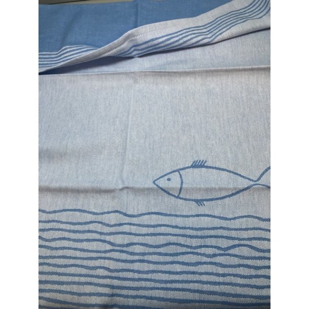 Viskestykke, Nautilus, Bl�, 50x70cm, Lasa