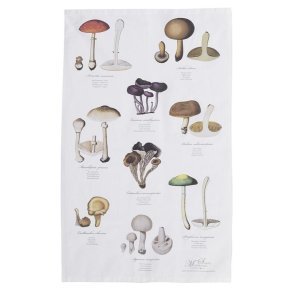 �kologisk viskestykke, Svampe, 48x70 cm.